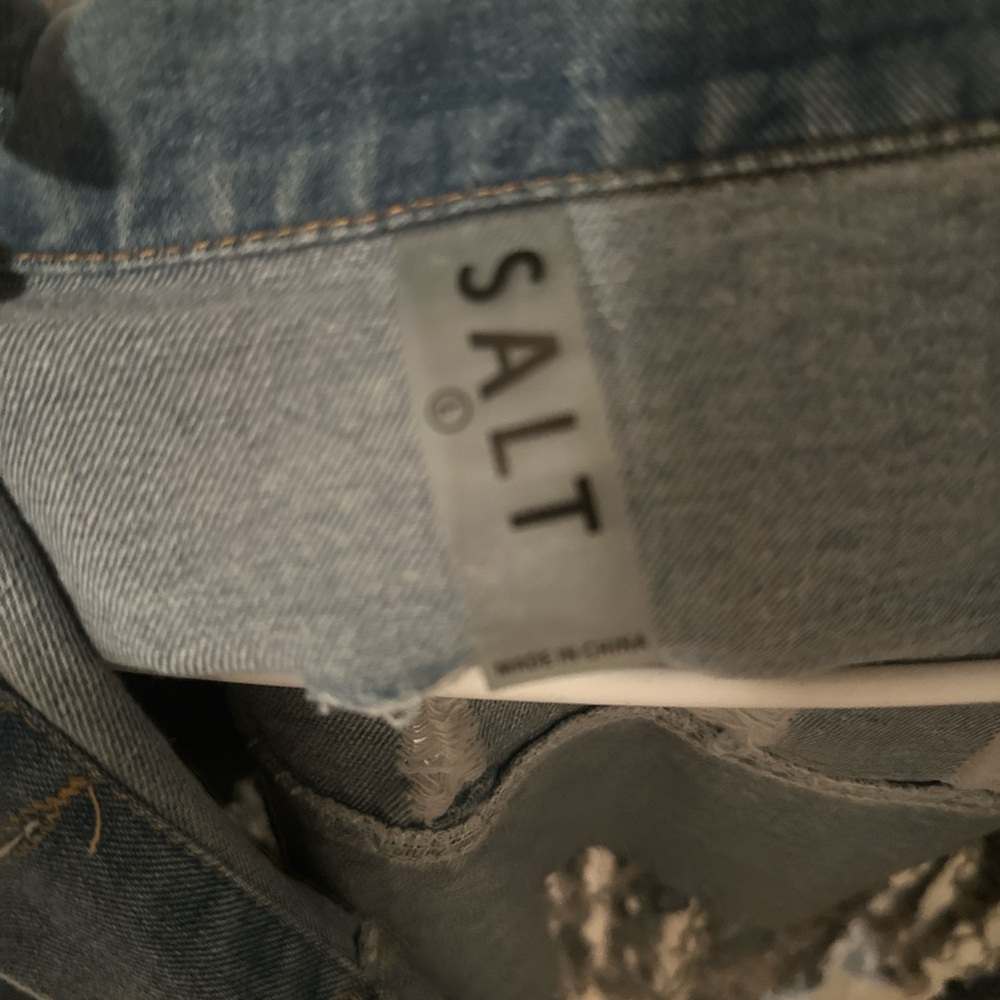 Distressed Denim Jacket - Picture 3 of 3